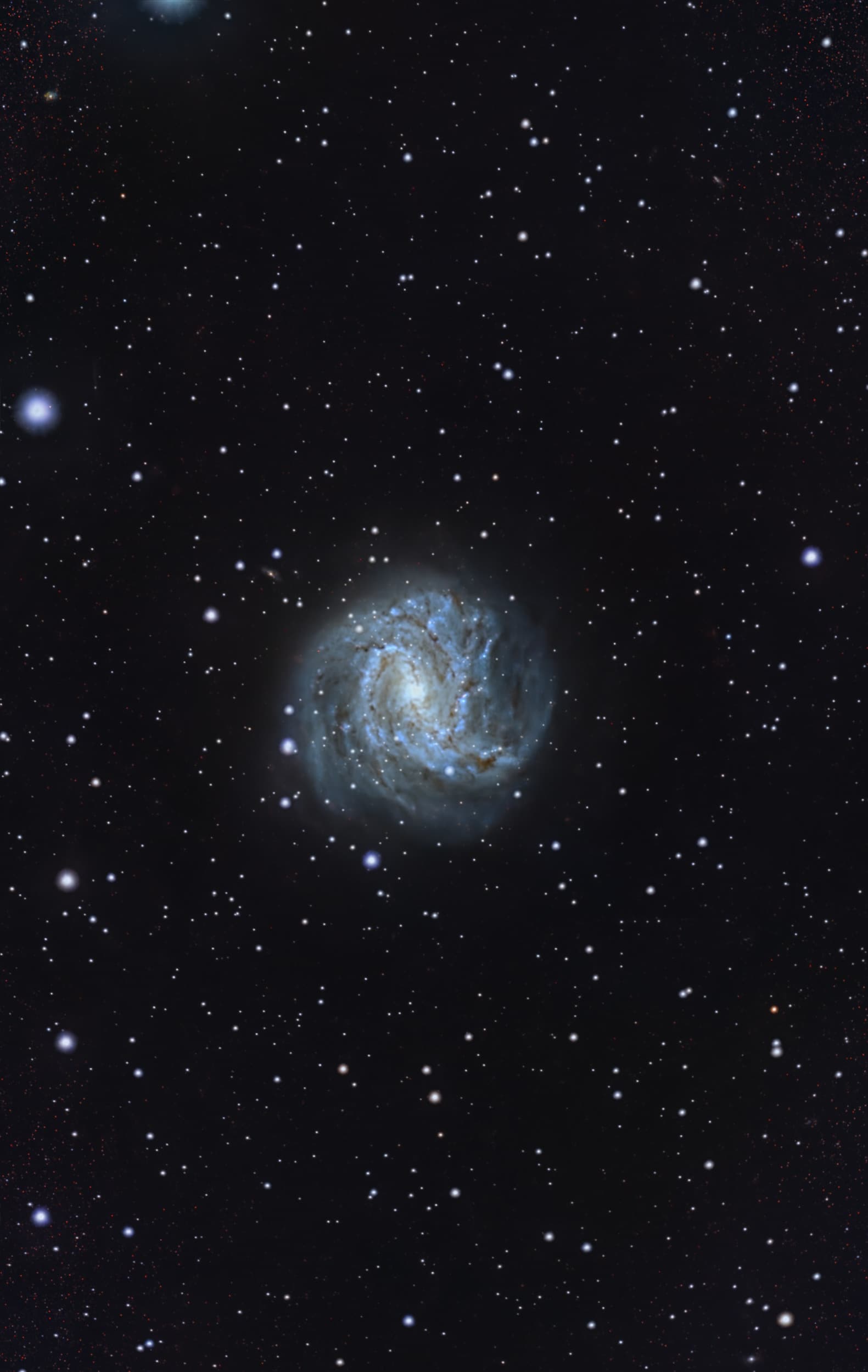 M 83 Galaxie du tourbillon, 328x110s - Seestar S50