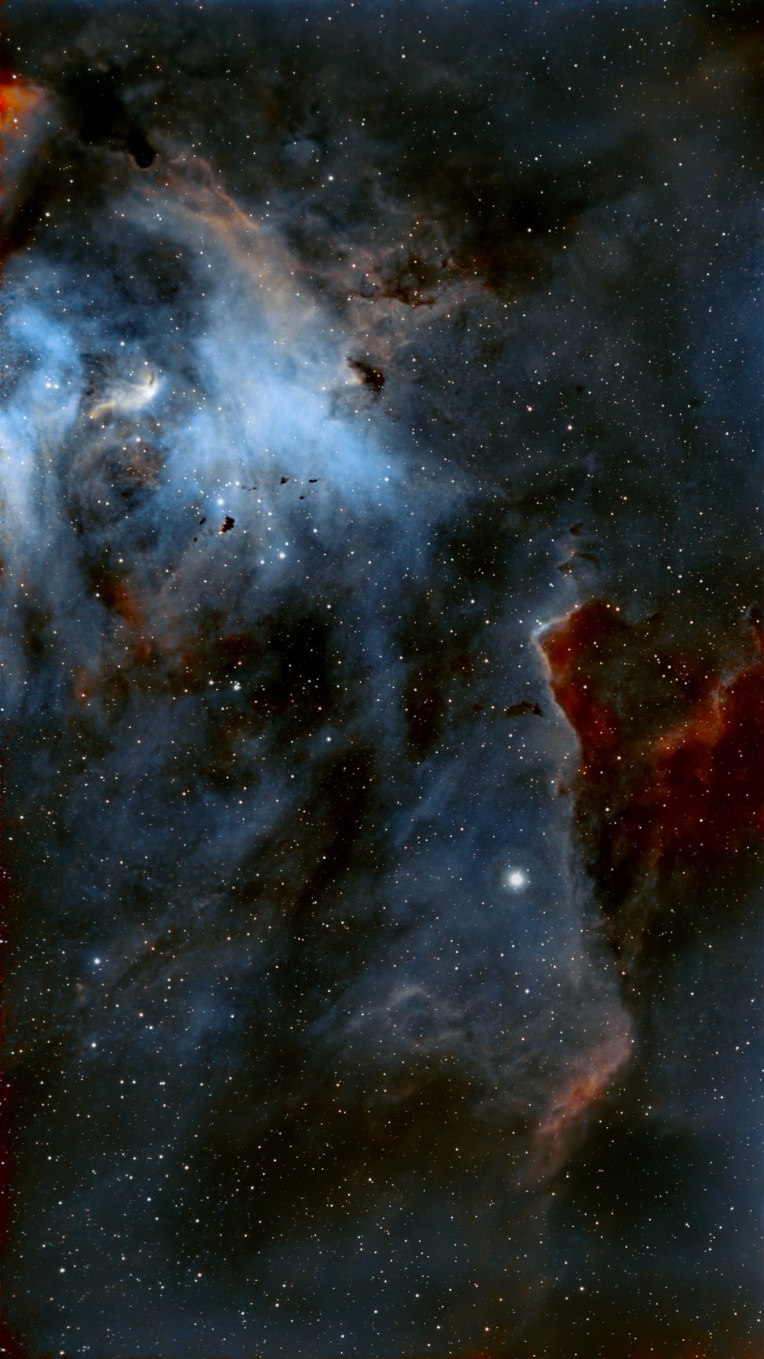IC 2944 Nebuleuse du Poulet qui Court, 590x20s - Seestar S50