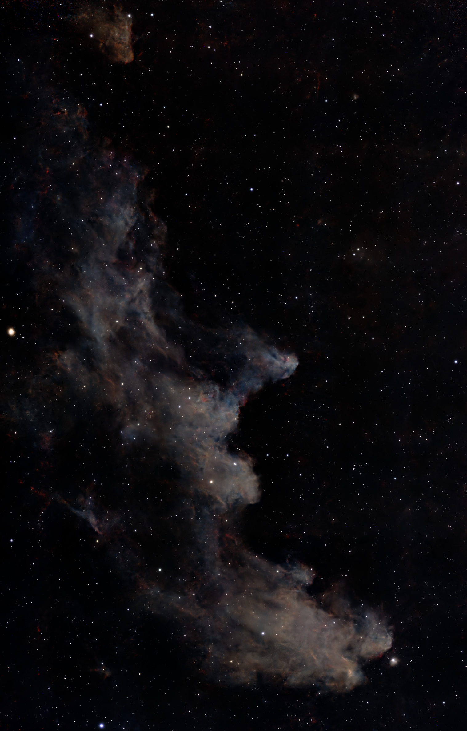 NGC 1909, Nébuleuse de la tête de sorcière, 606×20s - Seestar S50