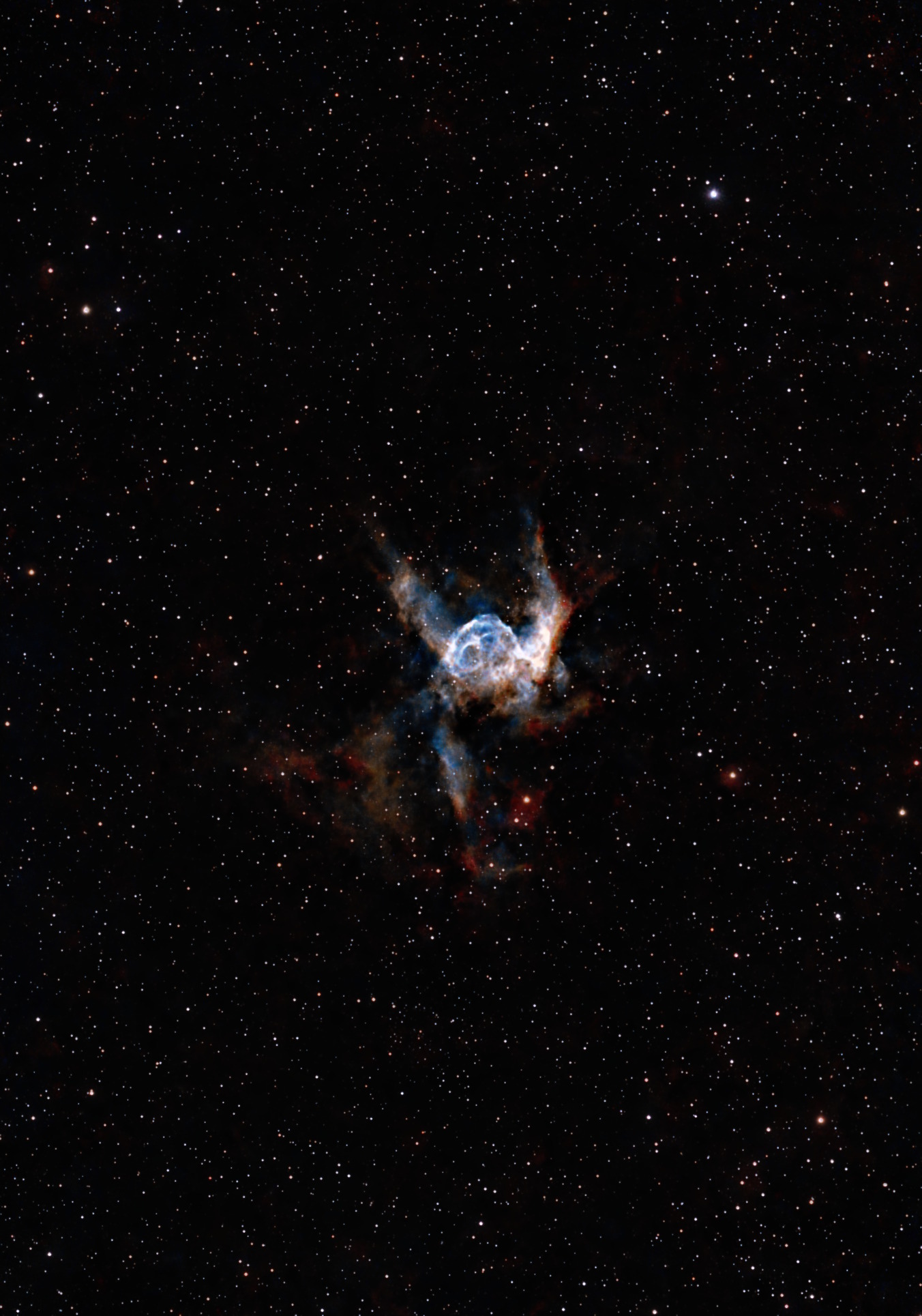 SH2-198 Nébuleuse du casque de Thor, 301×20s - Seestar S50